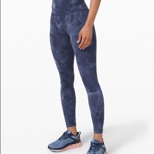Lululemon wunder train tie dye leggings